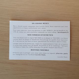 Pendientes plata 925 Lucette Paris