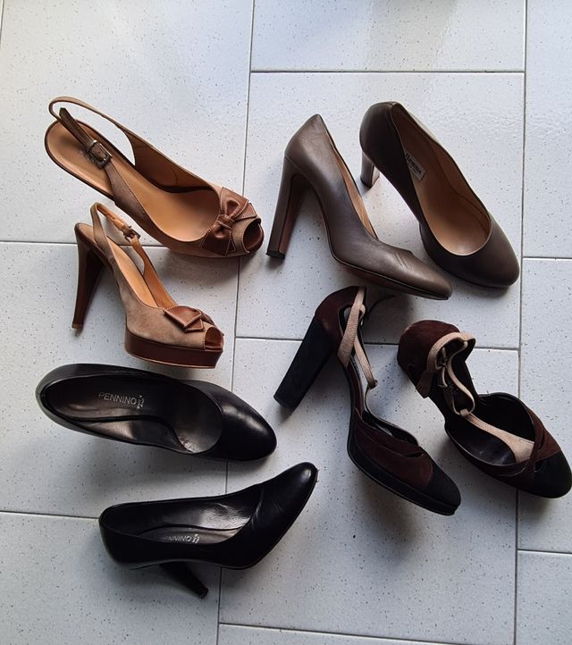 4 paia di scarpe con tacco
