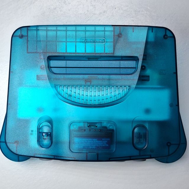 Consola Nintendo 64 Azul transparente PAL