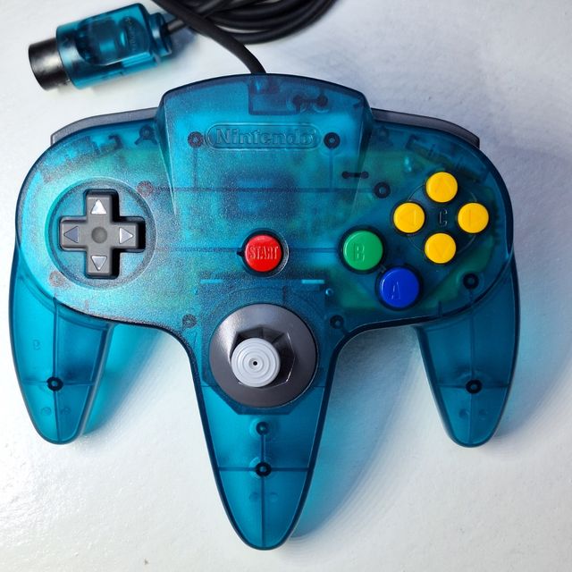 Consola Nintendo 64 Azul transparente PAL