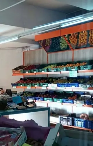 Estanteria metálica para frutería