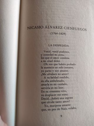 Poesía española del siglo XVIII