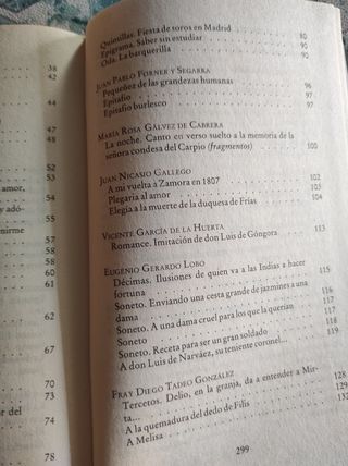 Poesía española del siglo XVIII