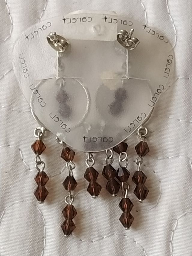 Pendientes piedra swarovski