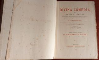 Libro "La Divina Comedia"