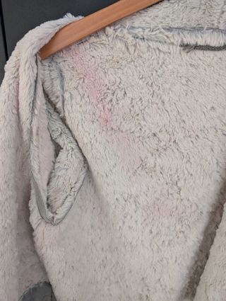 Chaqueta de ante con pelo