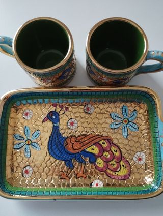 Set tazzine caffè ceramica Deruta