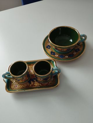 Set tazzine caffè ceramica Deruta