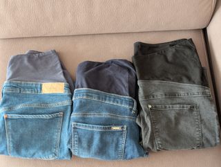 Lote de 3 pantalones premama