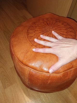 Puff decorativo piel