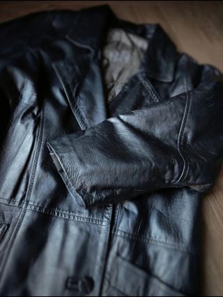 Cappotto Vintage pelle