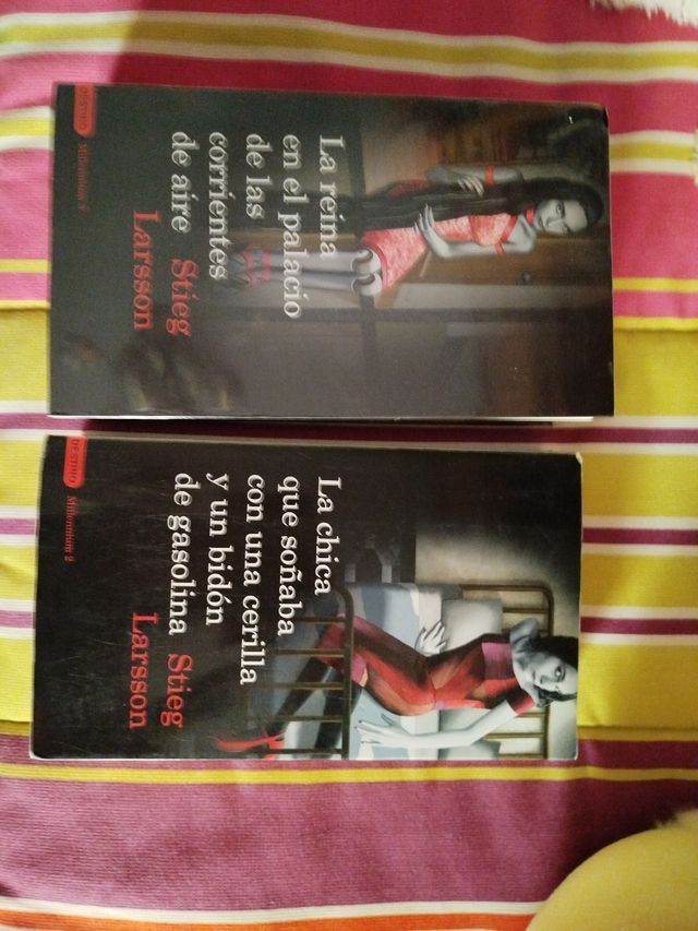 2 libros Saga Millennium