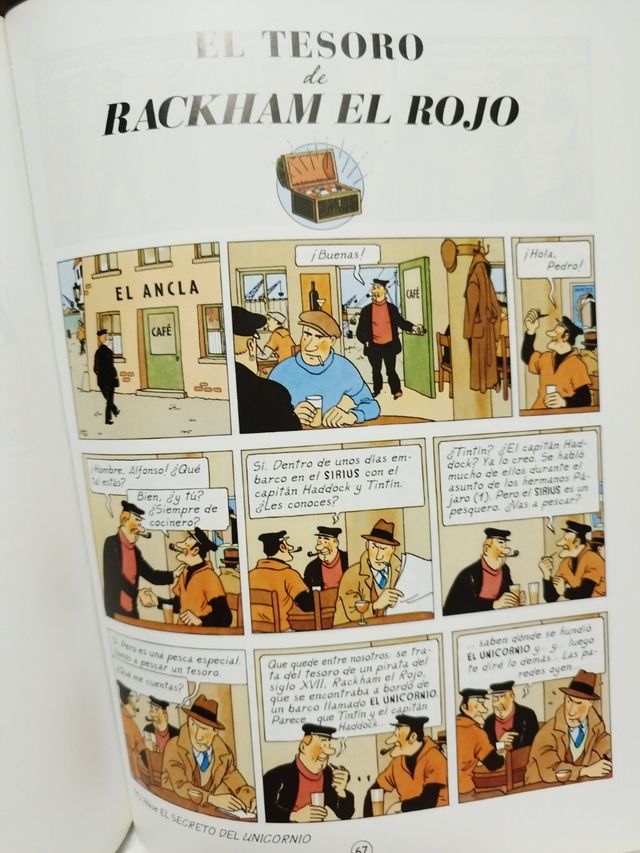 El secreto del Unicornio & El tesoro de Rackham el Rojo: Album doble (LAS AVENTURAS DE TINTIN CARTONE) (Spanish Edition)