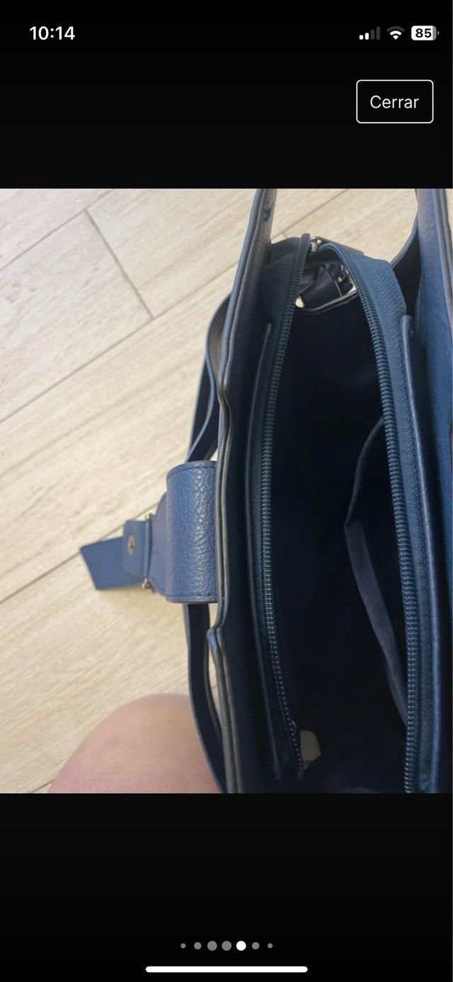 Bolso azul a estrenar y regalo foulard