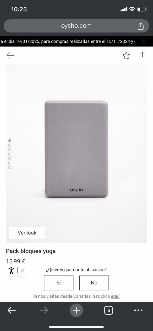 Bloque Oysho Yoga