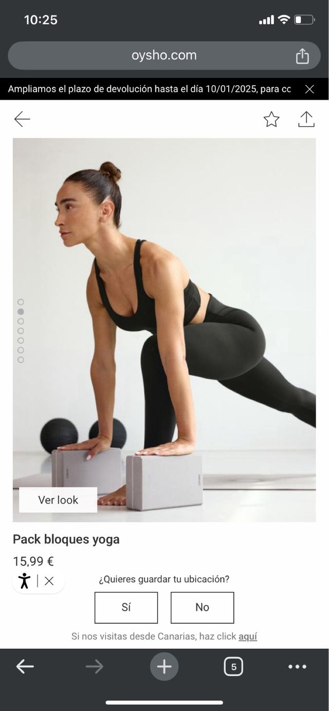 Bloque Oysho Yoga