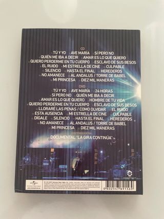 Dvd y cd David Bisbal tu y yo en vivo