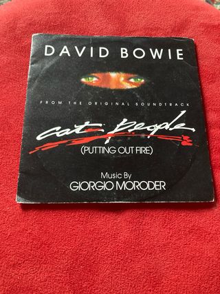 David Bowie cat people 45 giri vinile