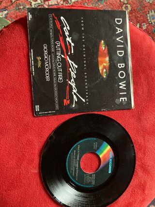 David Bowie cat people 45 giri vinile
