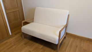 Butaca doble roble y lino ZARA HOME