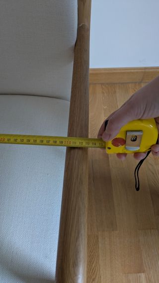 Butaca doble roble y lino ZARA HOME