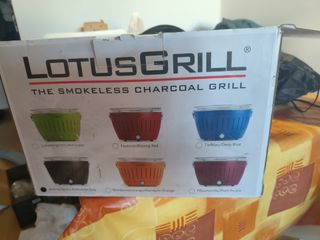 Lotus grill sin humo antracita barbacoa.