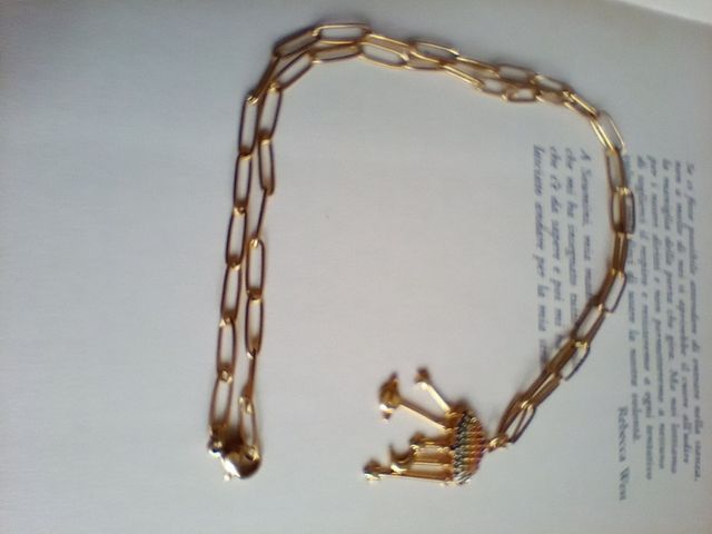 Collana nuvola arcobaleno