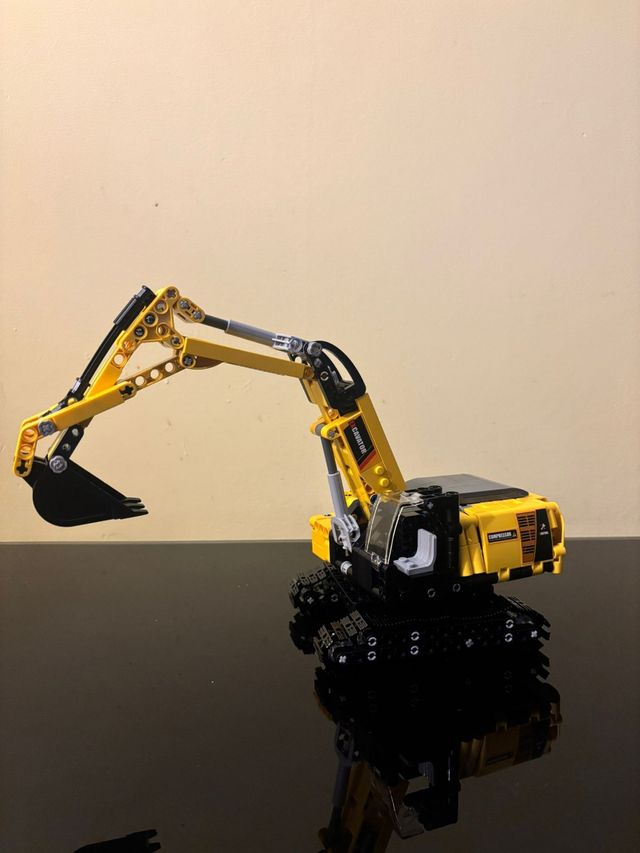 Retroexcavadora bloques