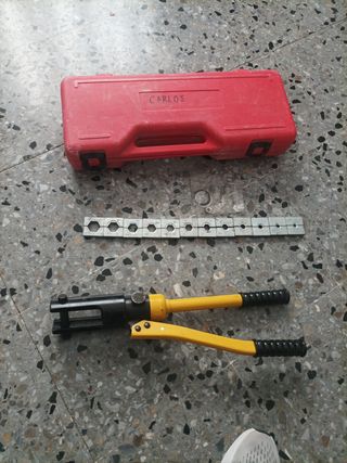 Prensa terminales hidraulico