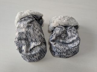 Conjunto saco y bolso Baby Line gris + accesorios