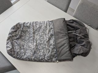 Conjunto saco y bolso Baby Line gris + accesorios