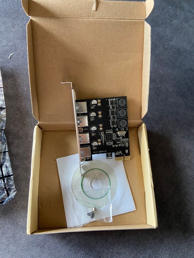 Tarjeta USB pci-e 3.0