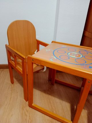 Trona evolutiva de madera