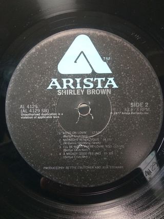 Vinilo Soul Shirley Brown - Shirley Brown LP 1977