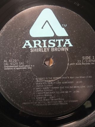 Vinilo Soul Shirley Brown - Shirley Brown LP 1977
