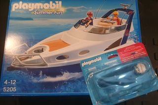 Yate playmobil 5205 con motor