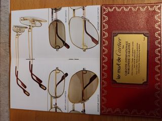 Gafas Cartier años 80 tipo aviador