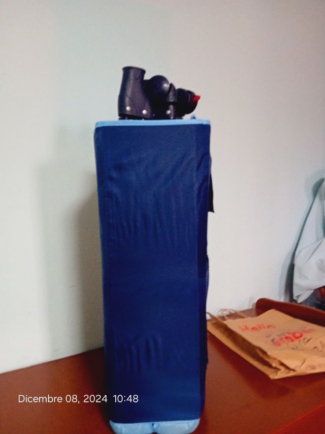 Lettino da viaggio blu