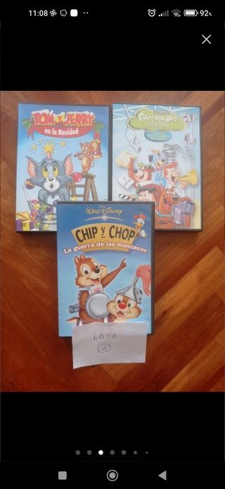 DVD de dibujos