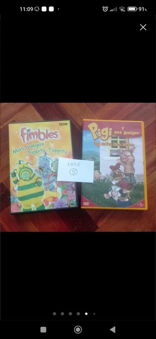 DVD de dibujos