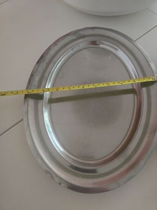 Set de bandejas de acero inoxidable