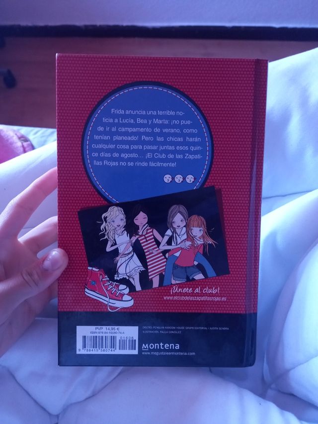 Libro zapatillas rojas