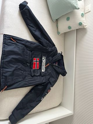 Parka/ Abrigo Hombre Boomerang Azul Marino