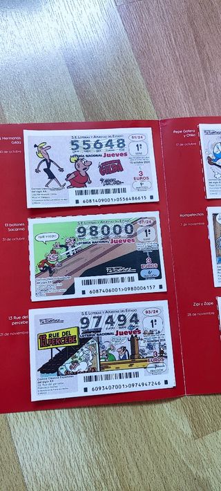 Mortadelo ,Zipi, 13 ,Coleccionista loteria