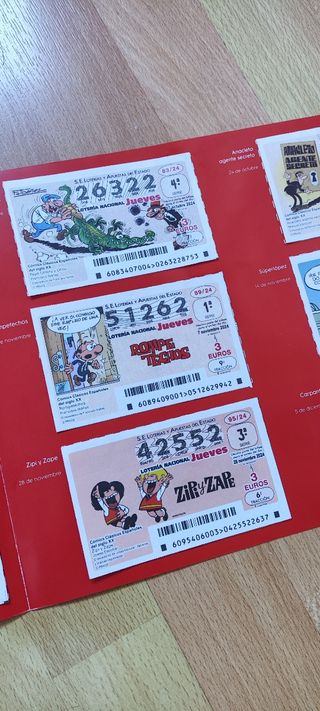 Mortadelo ,Zipi, 13 ,Coleccionista loteria