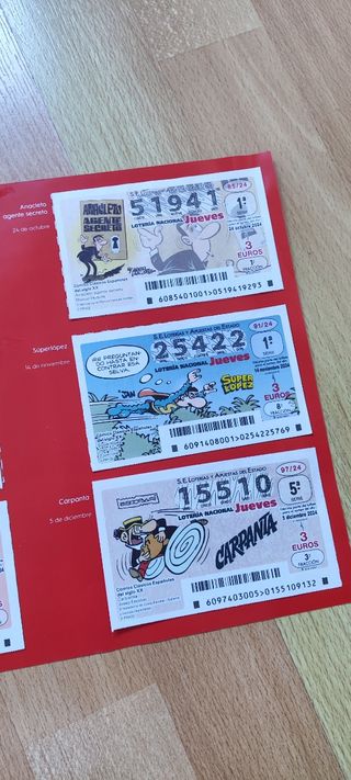 Mortadelo ,Zipi, 13 ,Coleccionista loteria