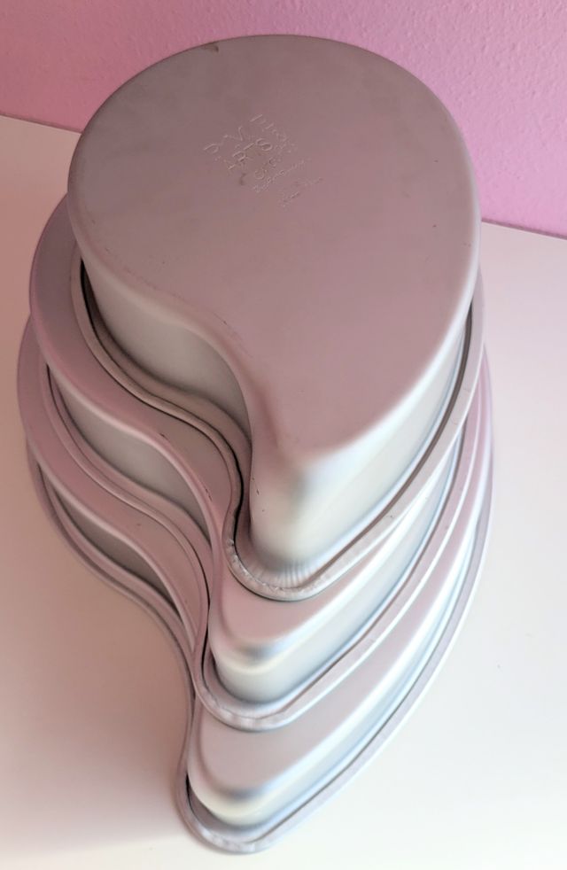 Moldes de bizcocho con forma de gota