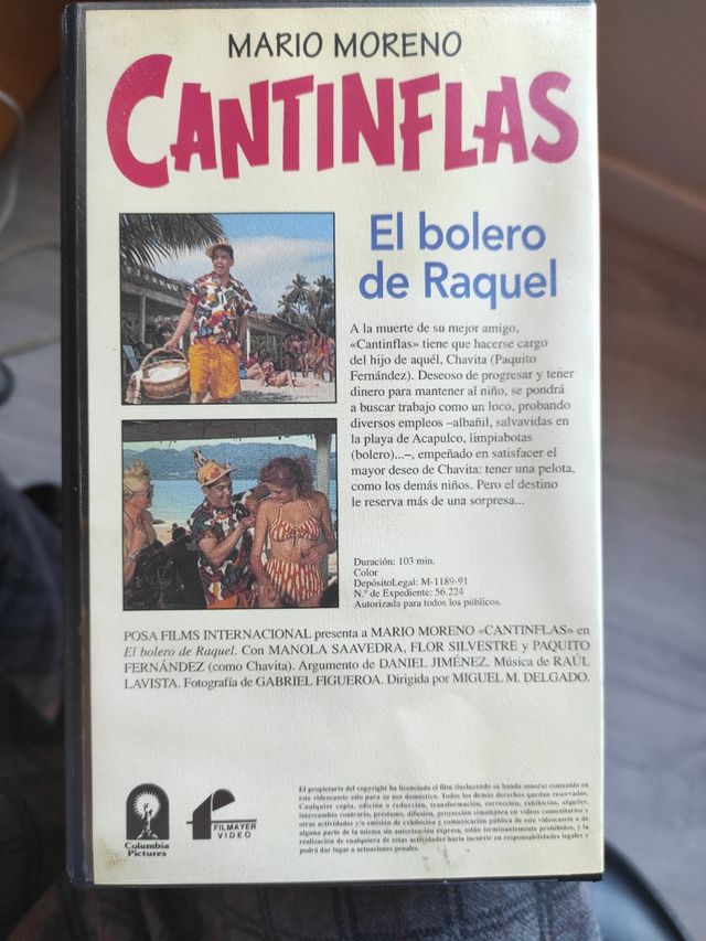 El bolero de Raquel VHS