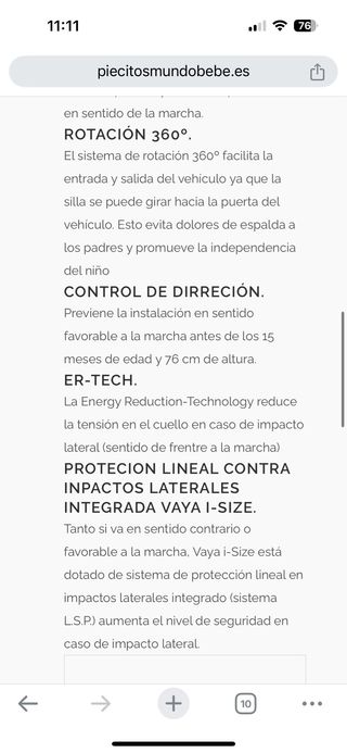 Silla de coche GB Vaya i-Size 360°