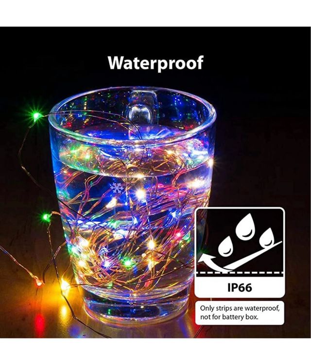 Guirnalda de 50 Luces LED Decorativas Multicolor,